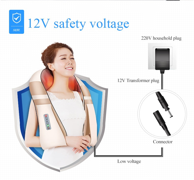 Four-buttons Neck Massager Palono