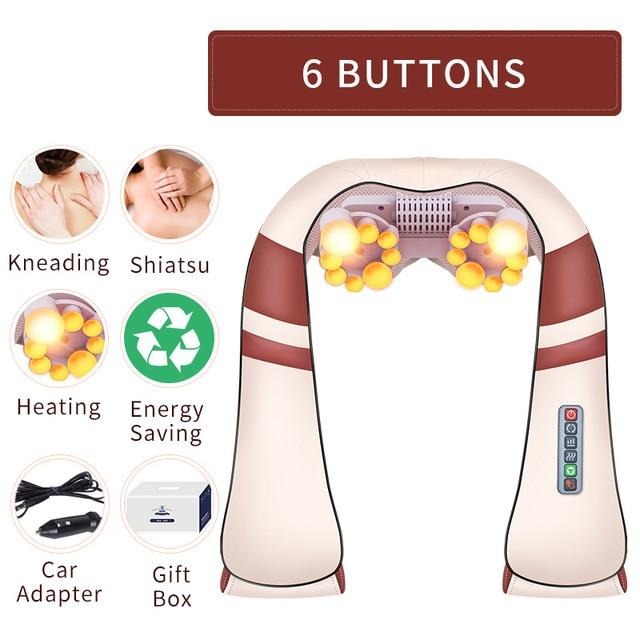 Six-buttons Neck Massager Palono