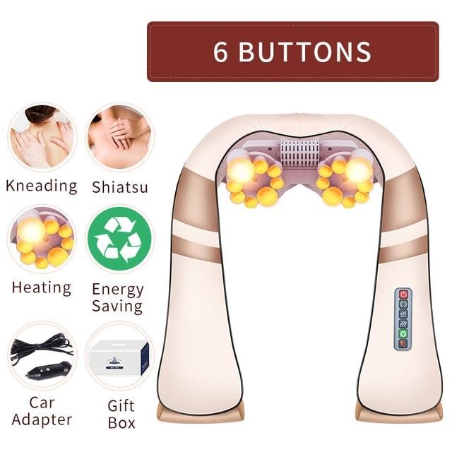 Six-buttons Neck Massager Palono